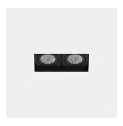 LedsC4 - Downlight MULTIDIR TRIMLESS SMALL DOUBLE 21.4W blanco cálido 2700K CRI 90 24.5º negro IN IP20 / OUT IP54 2174lm