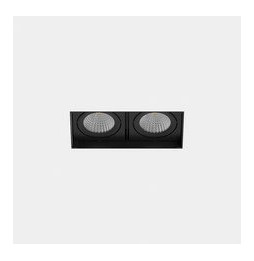 LedsC4 - Downlight MULTIDIR TRIMLESS SMALL DOUBLE 21.4W blanco cálido 2700K CRI 90 24.5º Casambi negro IN IP20 / OUT IP54 2174lm