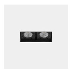 LedsC4 - Downlight MULTIDIR TRIMLESS SMALL DOUBLE 21.4W blanco cálido 2700K CRI 90 61.9º Casambi negro IN IP20 / OUT IP54 2174lm