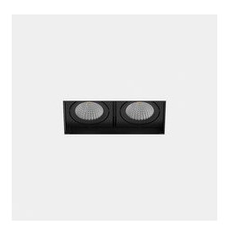 LedsC4 - Downlight MULTIDIR TRIMLESS SMALL DOUBLE 14.6W blanco neutro 4000K CRI 90 24.1º negro IN IP20 / OUT IP54 1818lm