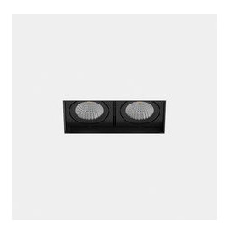 LedsC4 - Downlight MULTIDIR TRIMLESS SMALL DOUBLE 21.4W blanco neutro 4000K CRI 90 17.6º negro IN IP20 / OUT IP54 2320lm