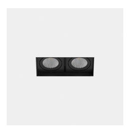 LedsC4 - Downlight MULTIDIR TRIMLESS SMALL DOUBLE 21.4W blanco cálido 3000K CRI 90 61.9º Casambi negro IN IP20 / OUT IP54 2288lm