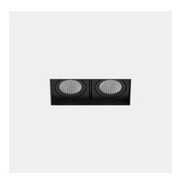 LedsC4 - Downlight MULTIDIR TRIMLESS SMALL DOUBLE 21.4W blanco neutro 4000K CRI 90 17.6º Casambi negro IN IP20 / OUT IP54 2320lm