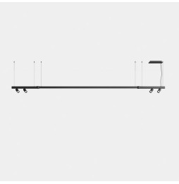 LedsC4 - Luminaria lineal APEX_2_SPOTS_D50_AW59 84W blanco cálido 2700K CRI 90 ON-OFF blanco IP40 6838lm