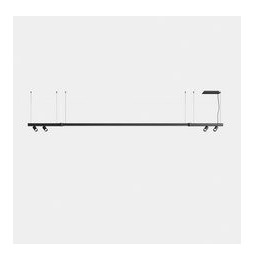 LedsC4 - Luminaria lineal APEX_2_SPOTS_D50_AW59 84W blanco cálido 2700K CRI 90 ON-OFF blanco IP40 6838lm