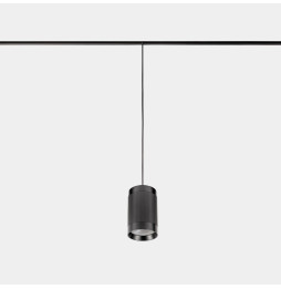 LedsC4 - Luminaria colgante Iris Hoop 50° bajo voltaje 5.7 blanco neutro 4000K CRI 90 ON-OFF negro 750lm