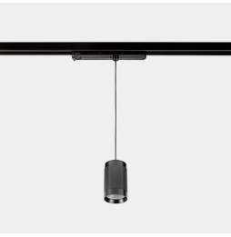 LedsC4 - Luminaria colgante Iris Track Hoop 35° 12.6 3000K CRI 90 DALI-2 blanco/gris/transparente IP20 1351lm