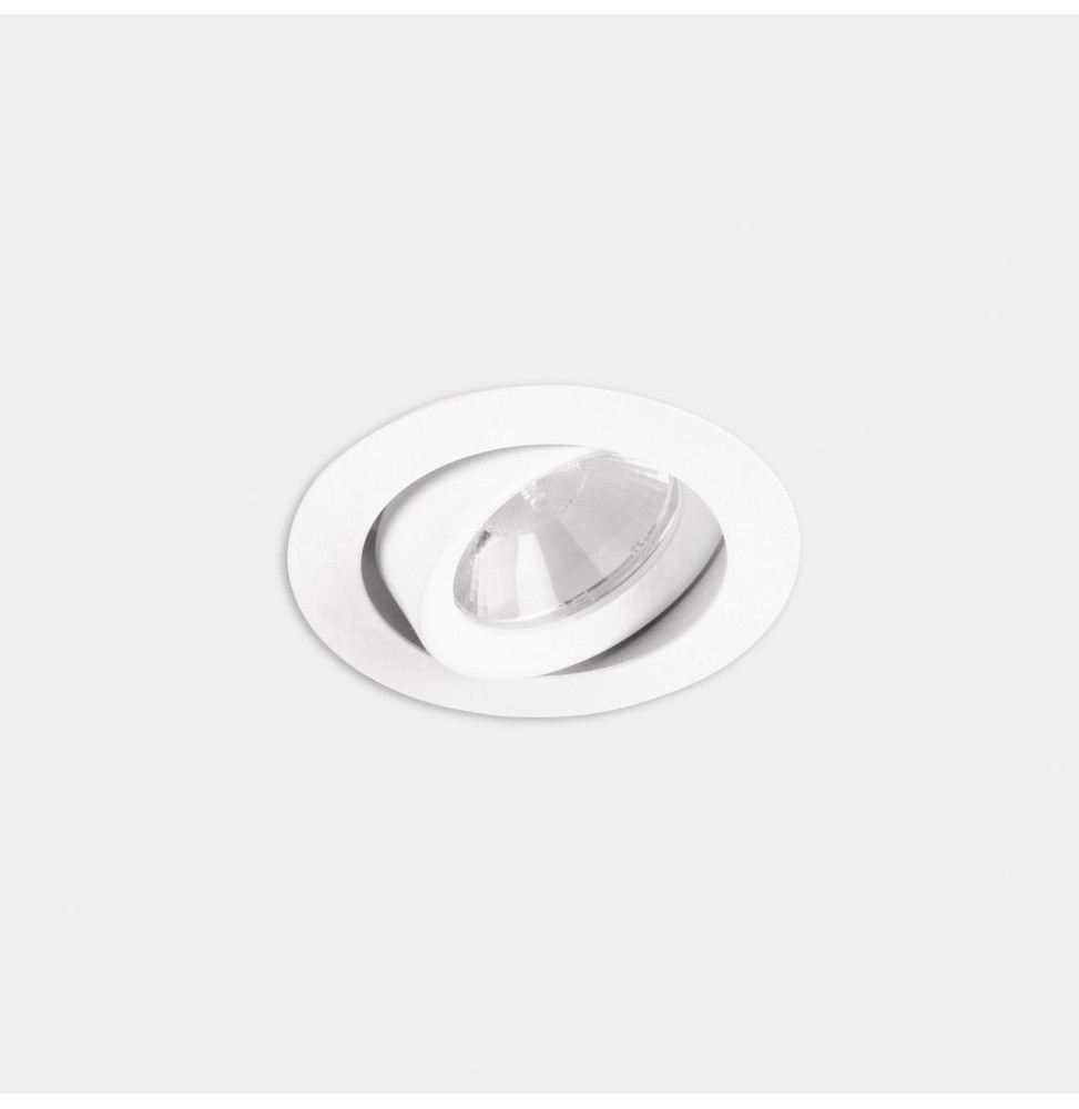 LedsC4 - Downlight Play Flat Round Adjustable 8.5 2700K CRI 90 8° blanco IN IP20 / OUT IP23 511lm LedsC4 - Downlight Play Flat Round Adjustable 8.5 2700K CRI 90 8° blanco IN IP20 / OUT IP23 511lm
