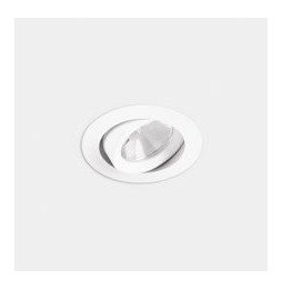 LedsC4 - Downlight Play Flat Round Adjustable 8.5 2700K CRI 90 8° blanco IN IP20 / OUT IP23 511lm