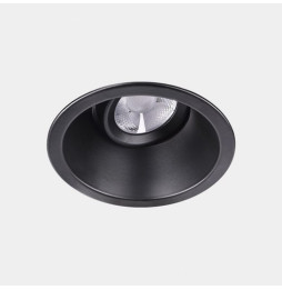 LedsC4 - Downlight Play High Visual Comfort Round Adjustable 10.5 3000K CRI 90 7.3° DALI-2/PUSH negro IN IP20 / OUT IP23 534lm