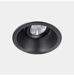 LedsC4 - Downlight Play High Visual Comfort Round Adjustable 10.5 2700K CRI 90 7.3° DALI-2/PUSH negro IN IP20 / OUT IP23 497lm