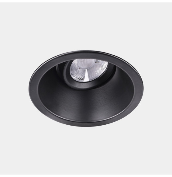 LedsC4 - Downlight Play High Visual Comfort Round Adjustable 10.5 2700K CRI 90 7.3° DALI-2/PUSH negro IN IP20 / OUT IP23 497lm