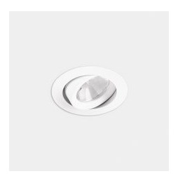 LedsC4 - Downlight Play Flat Round Adjustable 8.5 4000K CRI 90 8° blanco IN IP20 / OUT IP23 587lm