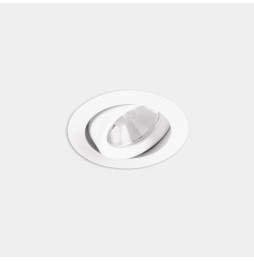 LedsC4 - Downlight Play Flat Round Adjustable 10.5 3000K CRI 90 8° DALI-2/PUSH blanco IN IP20 / OUT IP23 549lm