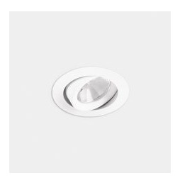 LedsC4 - Downlight Play Flat Round Adjustable 10.5 3000K CRI 90 8° DALI-2/PUSH blanco IN IP20 / OUT IP23 549lm