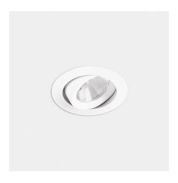 LedsC4 - Downlight Play Flat Round Adjustable 10.5 2700K CRI 90 8° PHASE CUT blanco IN IP20 / OUT IP23 511lm