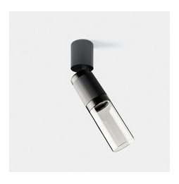 LedsC4 - Proyector Iris Spotlight superficie grande Pipe 12.5 4000K CRI 90 16.3° DALI-2 negro 1005lm