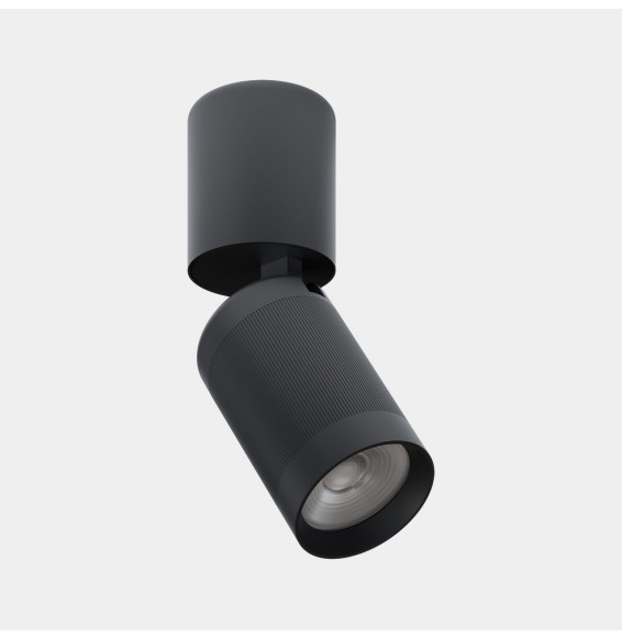 LedsC4 - Proyector Iris Spotlight superficie grande Hoop 6.3 3000K CRI 90 47.8° ON-OFF oro/oro/transparente 701lm