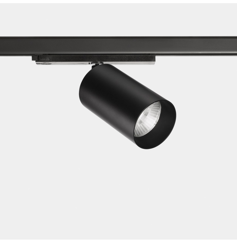 LedsC4 - Proyector Atom Track 97 46.8 blanco cálido 2700K CRI 90 26.3º ON-OFF negro 5022lm