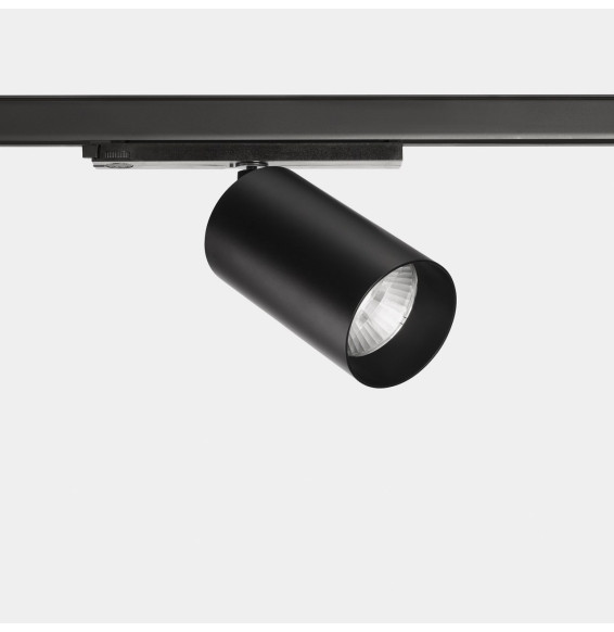 LedsC4 - Proyector Atom Track 97 46.8 blanco cálido 2700K CRI 90 26.3º ON-OFF negro 5022lm