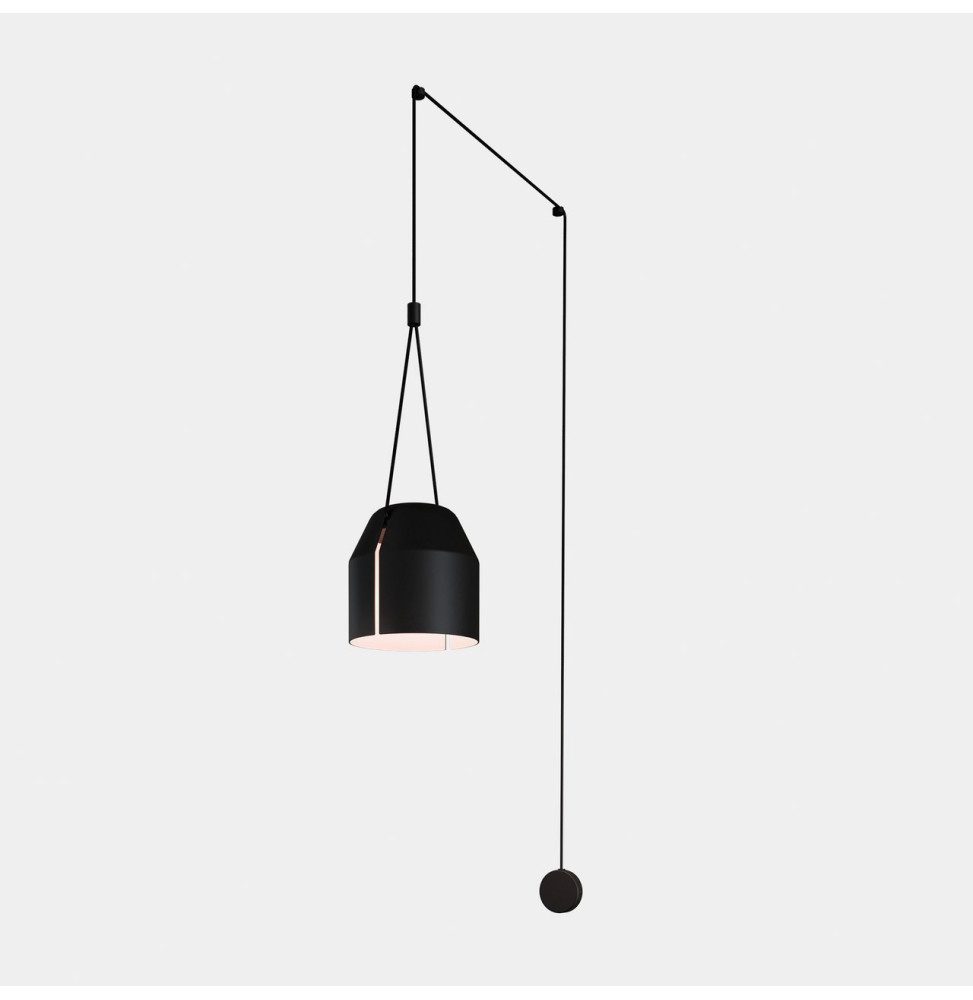 LedsC4 - Aplique Attic hexagonal Shape E27 15 negro 1085lm