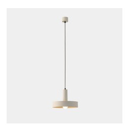 LedsC4 - Luminaria colgante Keops 1 cuerpo Tiny E27 15 blanco grisáceo 576lm