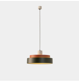LedsC4 - Luminaria colgante Keops 2 cuerpos Big E27 15 Multicolor 576lm