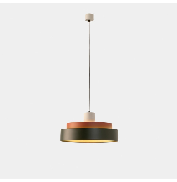 LedsC4 - Luminaria colgante Keops 2 cuerpos Big E27 15 Multicolor 576lm