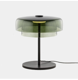 LedsC4 - Luminaria sobremesa Levels 2 cuerpos LED 14.7 SW 2700-3000-4000K 3 STEPS DIMMING negro 971lm