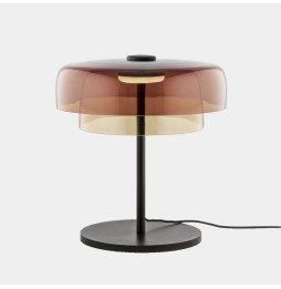 LedsC4 - Luminaria sobremesa Levels 2 cuerpos LED 14.7 SW 2700-3000-4000K 3 STEPS DIMMING negro 971lm