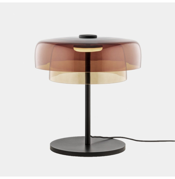 LedsC4 - Luminaria sobremesa Levels 2 cuerpos LED 14.7 SW 2700-3000-4000K 3 STEPS DIMMING negro 971lm