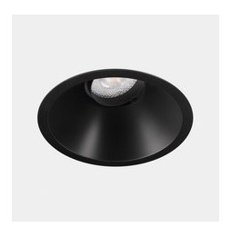LedsC4 - Downlight Lite Deep ajustable Ø105 8.5 blanco cálido 3000K CRI 90 34º DALI-2/PUSH negro IP54 592lm