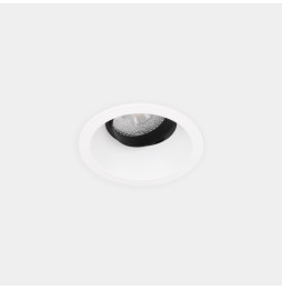 LedsC4 - Downlight Lite Deep ajustable Ø75 8.5 blanco cálido 3000K CRI 90 34º DALI-2/PUSH blanco IP54 667lm
