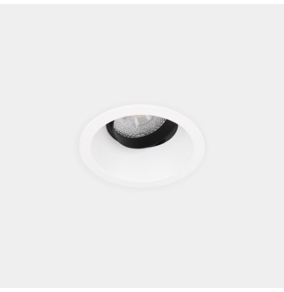 LedsC4 - Downlight Lite Deep ajustable Ø75 8.5 blanco cálido 3000K CRI 90 34º DALI-2/PUSH blanco IP54 667lm
