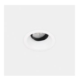 LedsC4 - Downlight Lite Deep ajustable Ø75 8.5 blanco cálido 3000K CRI 90 34º DALI-2/PUSH blanco IP54 667lm