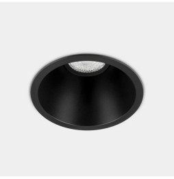 LedsC4 - Downlight Lite Deep Fix Ø105 13.9 blanco cálido 2700K CRI 90 34º DALI-2/PUSH negro IP54 909lm