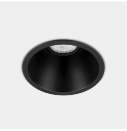 LedsC4 - Downlight Lite Deep Fix Ø105 13.9 blanco cálido 3000K CRI 90 34º DALI-2/PUSH negro IP54 948lm