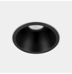 LedsC4 - Downlight Lite Deep Fix Ø105 13.9 blanco neutro 4000K CRI 90 34º DALI-2/PUSH negro IP54 1027lm