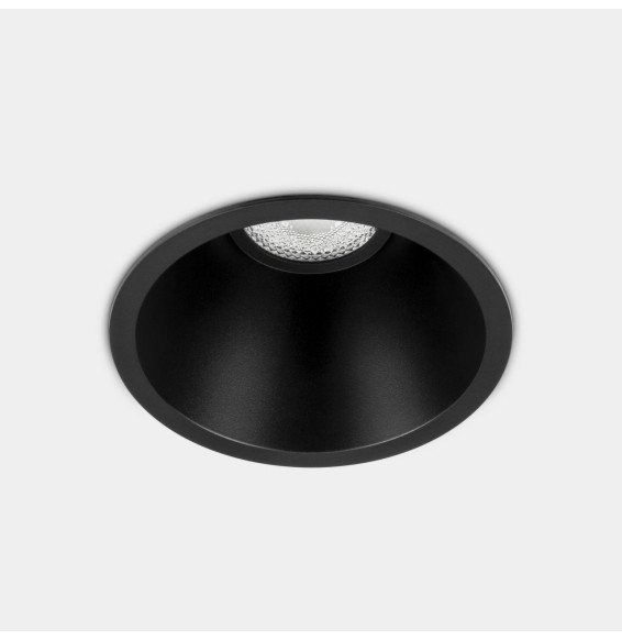 LedsC4 - Downlight Lite Deep Fix Ø105 13.9 blanco neutro 4000K CRI 90 34º PHASE CUT negro IP54 1027lm