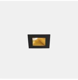 LedsC4 - Downlight PLAY Deco asimétrico cuadrado fijo 11,9W 2700K CRI90 37 oro/negro IP54 593lm