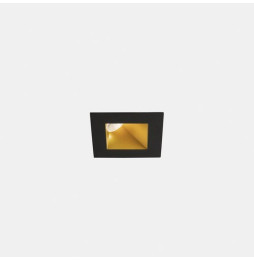 LedsC4 - Downlight PLAY Deco asimétrico cuadrado fijo 11,9W 2700K CRI90 19,2 oro/negro IP54 785lm