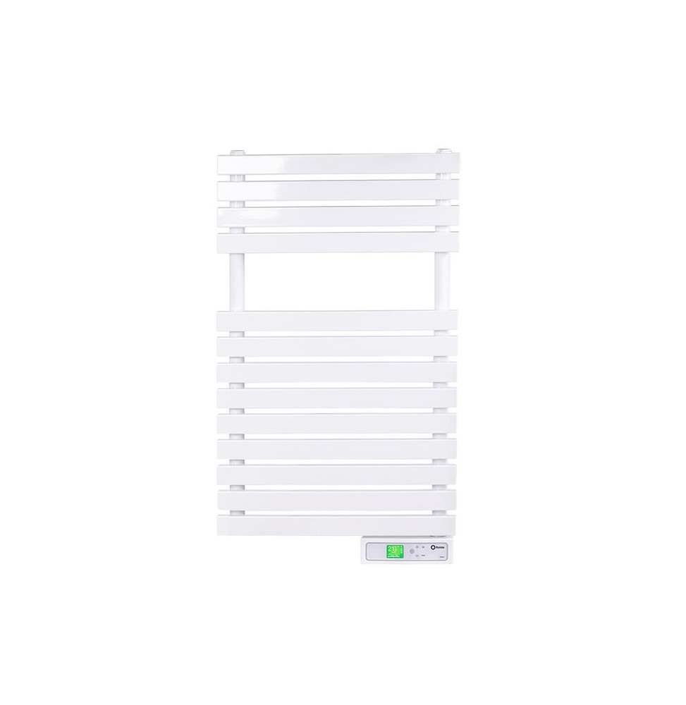 Radiador toallero eléctrico digital serie D 300W blanco conectado
