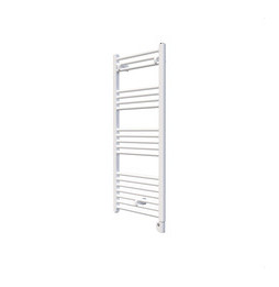 ROINTE - Radiador toallero eléctrico ELBA SHORTY 750W 500x1200mm blanco RAL 9016