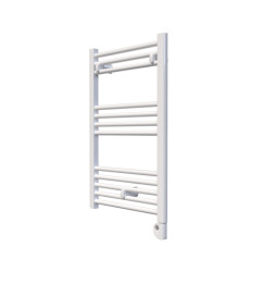 ROINTE - Radiador toallero eléctrico ELBA SHORTY 500W 500x850mm blanco RAL 9016