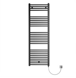 ROINTE - Radiador toallero eléctrico ELBA CLV 50x150mm negro