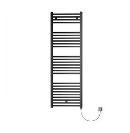 ROINTE - Radiador toallero eléctrico ELBA CLV 50x150mm negro
