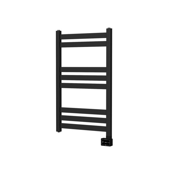 ROINTE - Radiador toallero eléctrico OCEAN 30mm negro