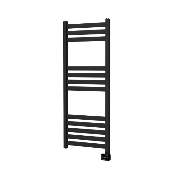 ROINTE - Radiador toallero eléctrico OCEAN 50mm negro