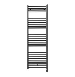 Radiador toallero eléctrico ELBA OVAL 50x150mm negro