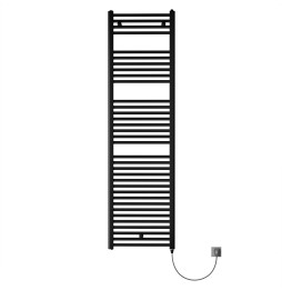 ROINTE - Radiador toallero eléctrico ELBA CLV 50x172mm negro